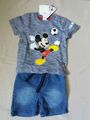 Set T-Shirt und kurze Hose Gr. 74 Neu Mickey Maus