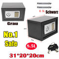 Elektronisch Safe Tresor mit Digital Zahlencode Geld Möbel Tresor Wandsafe DE