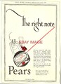 Werbung für BIRNEN unparfümierte transparente Seife (2) 1923 Toilettenartikel Druck Anzeige 725/39
