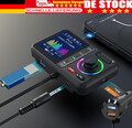 Bluetooth FM Transmitter Auto Radio Audio MP3 Player 2 USB Ladegerät Adapter KFZ