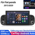 7" Autoradio Für Fiat Panda 2013-2020 2G+32G Android 13 CarPlay WIFI BT DAB RDS