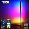 10W LED Stehleuchte Bunt Eckleuchte Stehlampe Dimmbar Lichtsäule RGB APP Remote