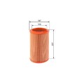 Luftfilter BOSCH 1 457 433 791 für ALFA ROMEO FIAT LANCIA