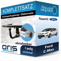 Für Ford C-Max 10.2003-08.2010 ORIS Anhängerkupplung abnehmbar + 7polig E-Satz
