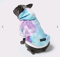 Spark Paws Hunde Pullover Hoodie Gr 2XL 90er Retro rosa lila blau