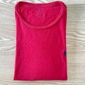 Polo Ralph Lauren T-Shirt Herren groß rot 22" Pit-to-Pit Designer Rundhals Logo