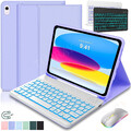 Beleuchtete Tastatur Hülle Maus für iPad 11/10/9/8/7th Air 6/5 10.9" 11" Pro 11