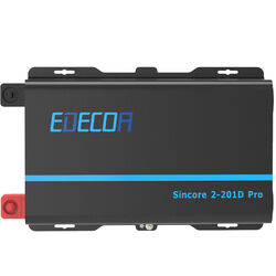 EDECOA Wechselrichter 2000W/4000W 12V zu 230V Reiner Sinus Spannungswandler LCD