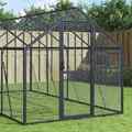 Voliere Vogelkäfig Vogelvoliere Freilaufgehege Vogelhaus Aluminium Anthrazit