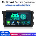 Für Smart Fortwo 451 2005-2010 Android12 1+32G Autoradio GPS Navi BT WIFI DAB FM