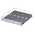 1x Filter, Innenraumluft MAHLE LAK 234 passend für BMW