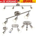 Deckenleuchte Spotleuchte 1-4 flammig Strahler LED GU10 schwenkbar Wandleuchte