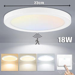 LED Deckenlampe Feuchtraumleuchte Wand-Leuchte 230V Decken-Lampe-Leuchte RUND KN