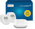 Homematic IP Access Point 2 + 2X Heizkörperthermostat – Basic, Smart Home, Digit