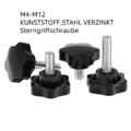 Feststellschraube Sterngriffschraube Klemmschraube M4 M5 - M12 Gewinde Schraube