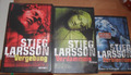 Stieg Larsson - 3  Bücher  Verdammnis- Vergebung - Verblendung-Krimis/ Thriller-