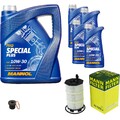 MANN-FILTER Ölfilter MANNOL 9 L 10W-30 Special Plus für Audi A6 Avant S6