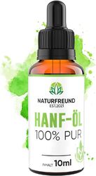 NATURFREUND® Premium Hanföl HOCHDOSIERT Hanfsamenöl Hanf Tropfen Omega 3-6-9 Öl⭐⭐⭐⭐⭐ Deutschlands Hanföl Nr. 1  ✅ Deutscher Hersteller