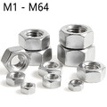 Sechskant Mutter DIN 934 Edelstahl Rostfrei A2/A4/201 M1 M2 M3 M4 M5 M6 bis M64
