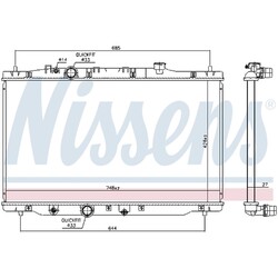 KÜHLER WASSERKÜHLER MOTORKÜHLER FÜR HONDA 19010R7CG01 NEU