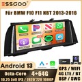 DAB+ Android 13 Autoradio für BMW 5er F10 F11 NBT 4+64G GPS Navi Kam CarPlay DSP