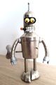 Futurama BENDER Metall Figur Blechspielzeug aufziehbar "läuft" RARITÄT Sammler