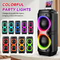 10W Tragbarer Wireless Bluetooth Lautsprecher Subwoofer SD Musicbox Stereo DHL
