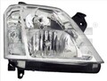 TYC 20-0338-05-2 Hauptscheinwerfer für OPEL Beleuchtung