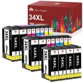 1~10x Drucker-Patronen für Epson 34 XL WorkForce Pro WF-3700 WF-3720 WF-3725DWF
