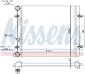 NISSENS 641011 Kühler, Motorkühlung für SEAT,SKODA,VW