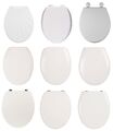 WC-Sitz in verschiedenen Weiß-Tönen, Klassischer Toilettendeckel für Ihr WC