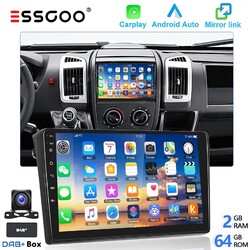 DAB+ Autoradio 64G Android 13 Carplay GPS RDS Kam Für Fiat Ducato Citroen Jumper