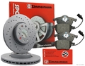 Zimmermann Bremsenset vorne Bremsscheiben + Bremsbeläge AUDI A8  VW PHAETON