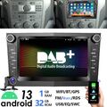 DAB+ Carplay Android13 Autoradio GPS Navi BT Für Opel Zafira B Corsa C D Astra H