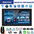 DVR +DAB 2DIN Autoradio 7" Android14 Apple Carpaly GPS NAVI 6+128GB 8Core Kamera
