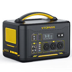 Neu VTOMAN JUMP 2200 Solar Powerstation 2200W Tragbare Solargenerator 1548Wh DESchnelllade, leise, ideal für Ausfälle & Outdoor