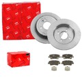 TRW BREMSSCHEIBEN 262mm + BELÄGE HINTEN passend für HYUNDAI i20 GB