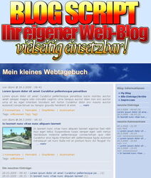 BLOG SCRIPT - Ihr eigener Web-Blog - vielseitig, flexibel einsetzbar! - Reseller