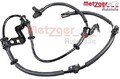 Metzger 09001269 Sensor für Raddrehzahl ABS Sensor Raddrehzahl 
