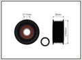 Umlenk-/Führungsrolle Keilrippenriemen CAFFARO 495-40 für SUZUKI JT VITARA 2 TE