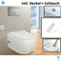 Spülrandlos Hänge Dusch Wand WC integrierte Armatur Taharet/Bidet Toilette