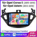 Für Opel Corsa E 2015-2019 Adam Android 14 Autoradio GPS DAB+ CarPlay Bluetooth