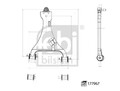 Querlenker Vorderachse rechts 177967 FEBI BILSTEIN für HONDA ACCORD VIII