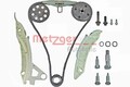 METZGER 7490011 Steuerkettensatz Steuerkette passend für PEUGEOT 207 (WA, WC)
