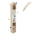 Insektenhotel Bienenhaus Nisthilfe Garten Schmetterlingshaus 148 cm Tannenholz