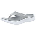 Skechers Zehentrenner Pantolette Go Walk Flex Sandal 141404 grey (grau) NEU