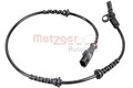 METZGER Sensor, Raddrehzahl für RENAULT VA links/rechts 09001258