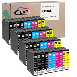 Druckerpatronen Set für Epson 603 XL XP2100 XP3100 XP4100 WF2810 WF2830 WF2850⭐⭐⭐⭐⭐ ✔Mit Neuestem Chip ✔XL-Kapazität ✔DHL 24h VERSAND