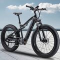 E Bike Mountainbike 750W Elektrofahrrad 26 Zoll eBike Fatbike Pedelec MTB 14,5AH