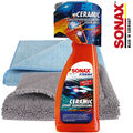 SONAX XTREME Ceramic Spray Versiegelung 750 ml + Flauschtuch + Mikrofasertuch 